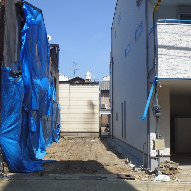 阿倍野区阪南町現場調査｜新築注文住宅